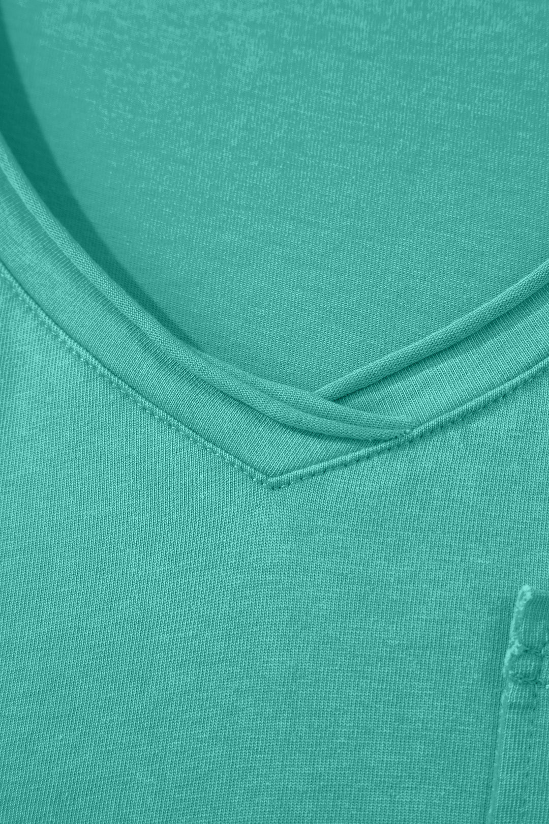 Mint Green Cotton Mineral Wash T Shirt