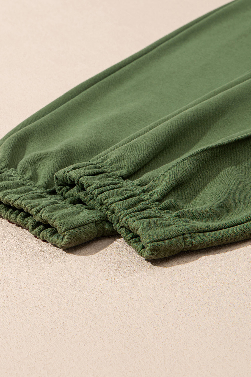 Vineyard Green Half Zip up Pullover Active Top and Joggers Set