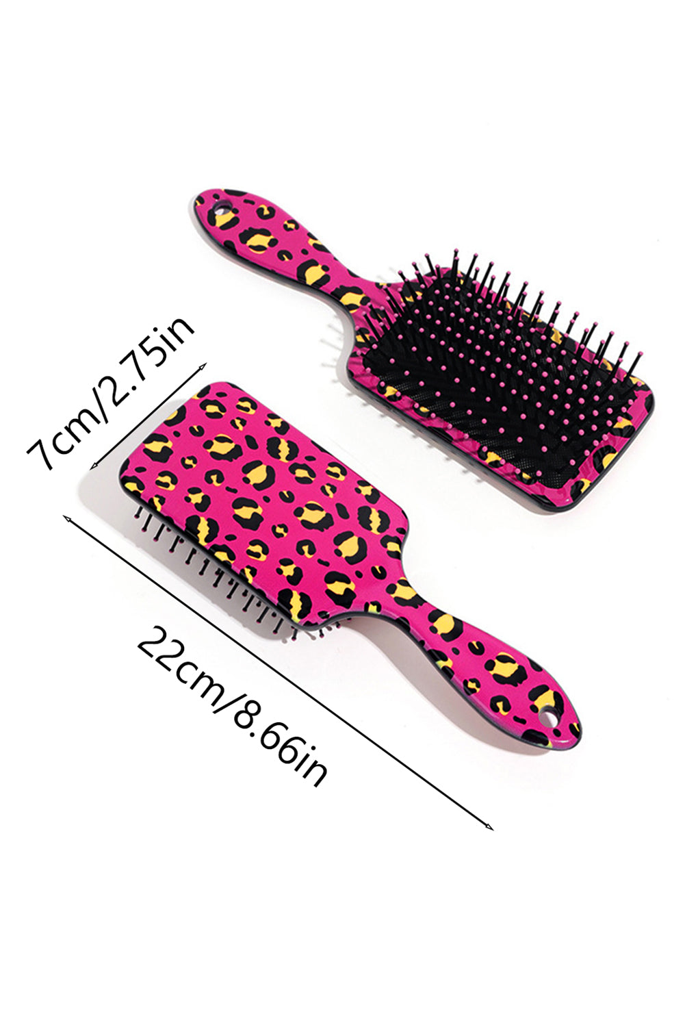 Leopard Print Long Handle Air Cushion Comb