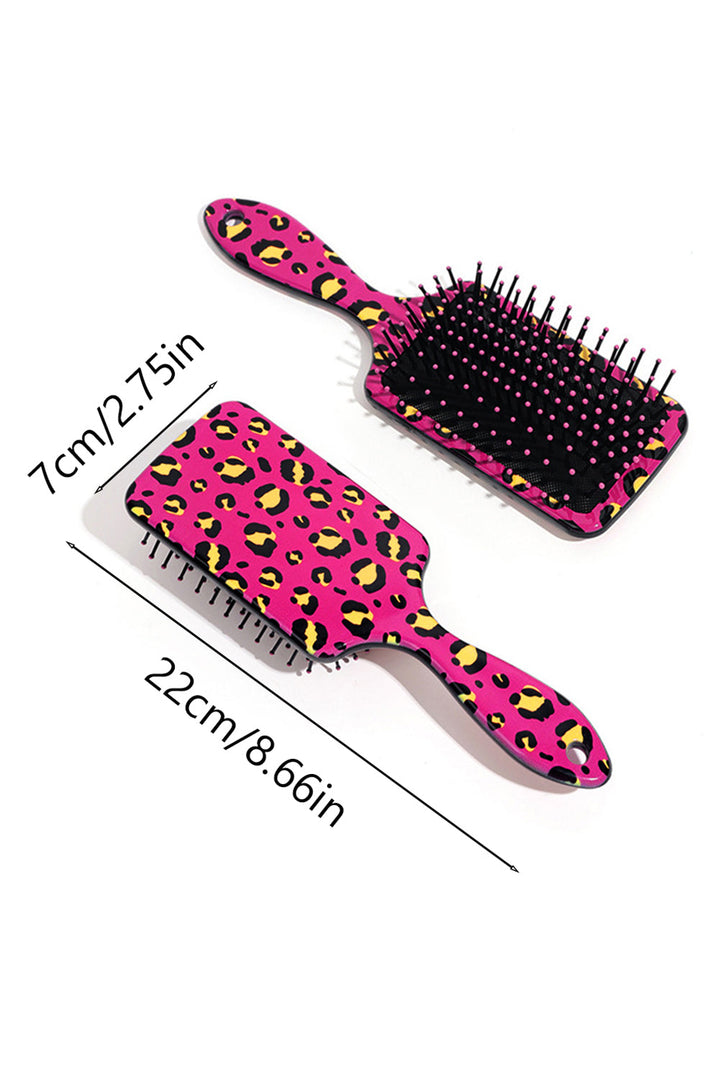 Leopard Print Long Handle Air Cushion Comb