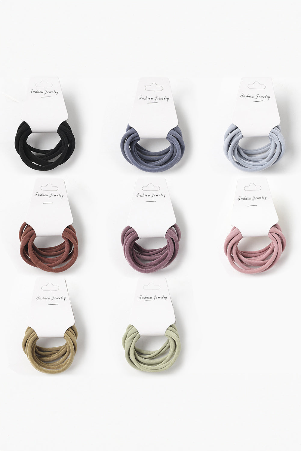 Solid Color Minimalist Hair Tie Accessory