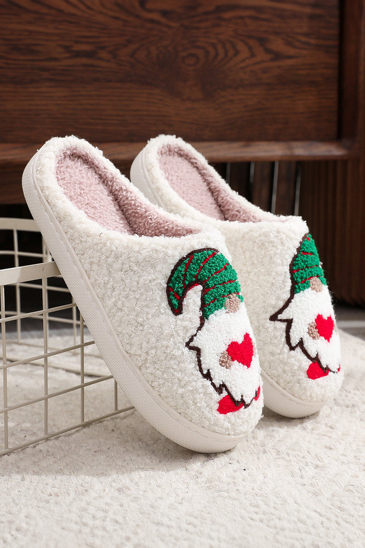 Christmas Faceless Dwarf Shoes Plush House Slippers