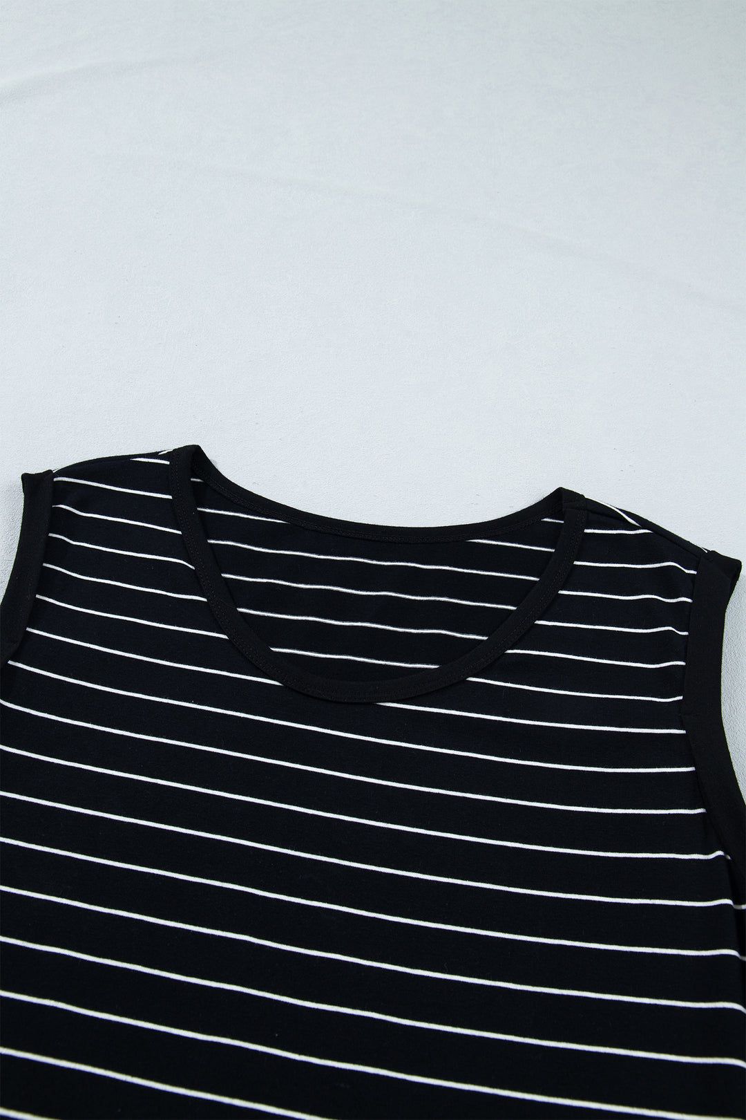 Drawstring Tunic Tank Mini Dress with Pockets
