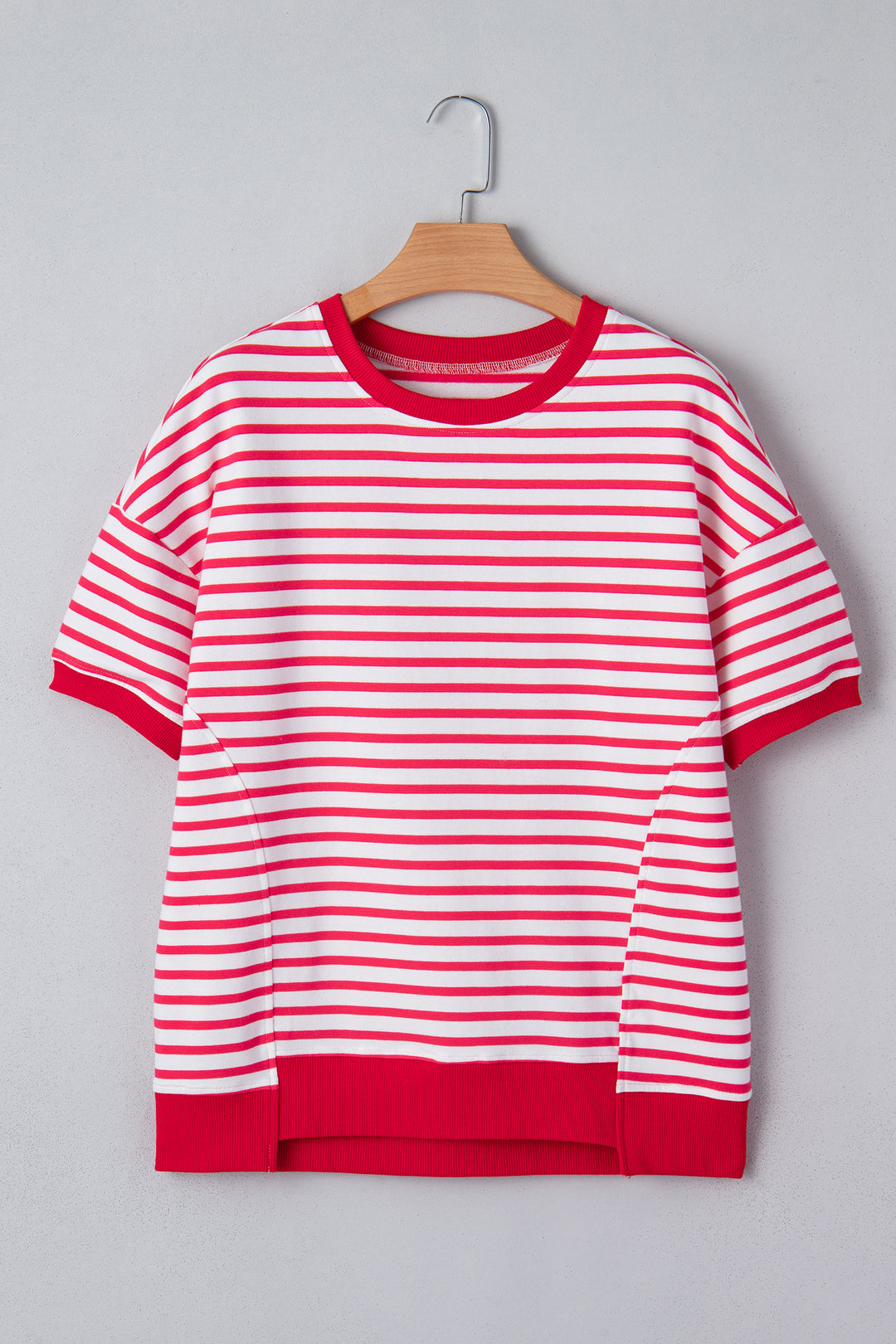 Drop Shoulder Half Sleeve T Shirt
