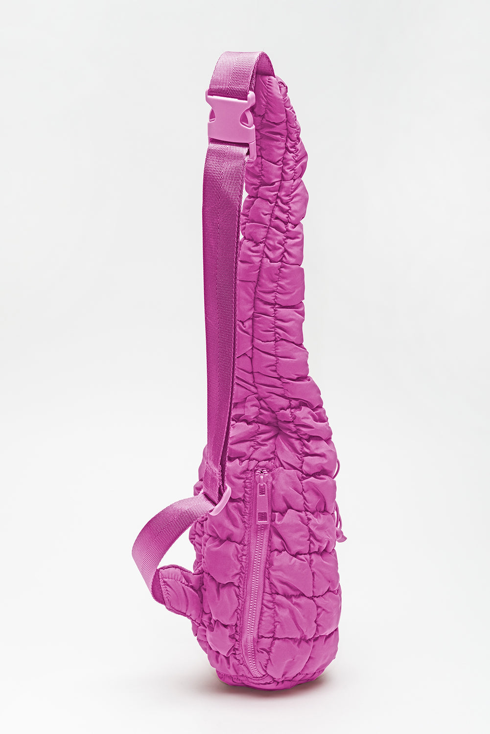 Marshmallow Quilted Drawstring Decor Sling Bag