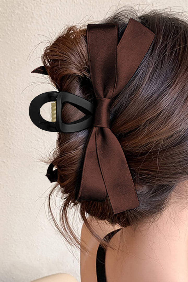 Grande pince à cheveux décorative en forme de nœud
