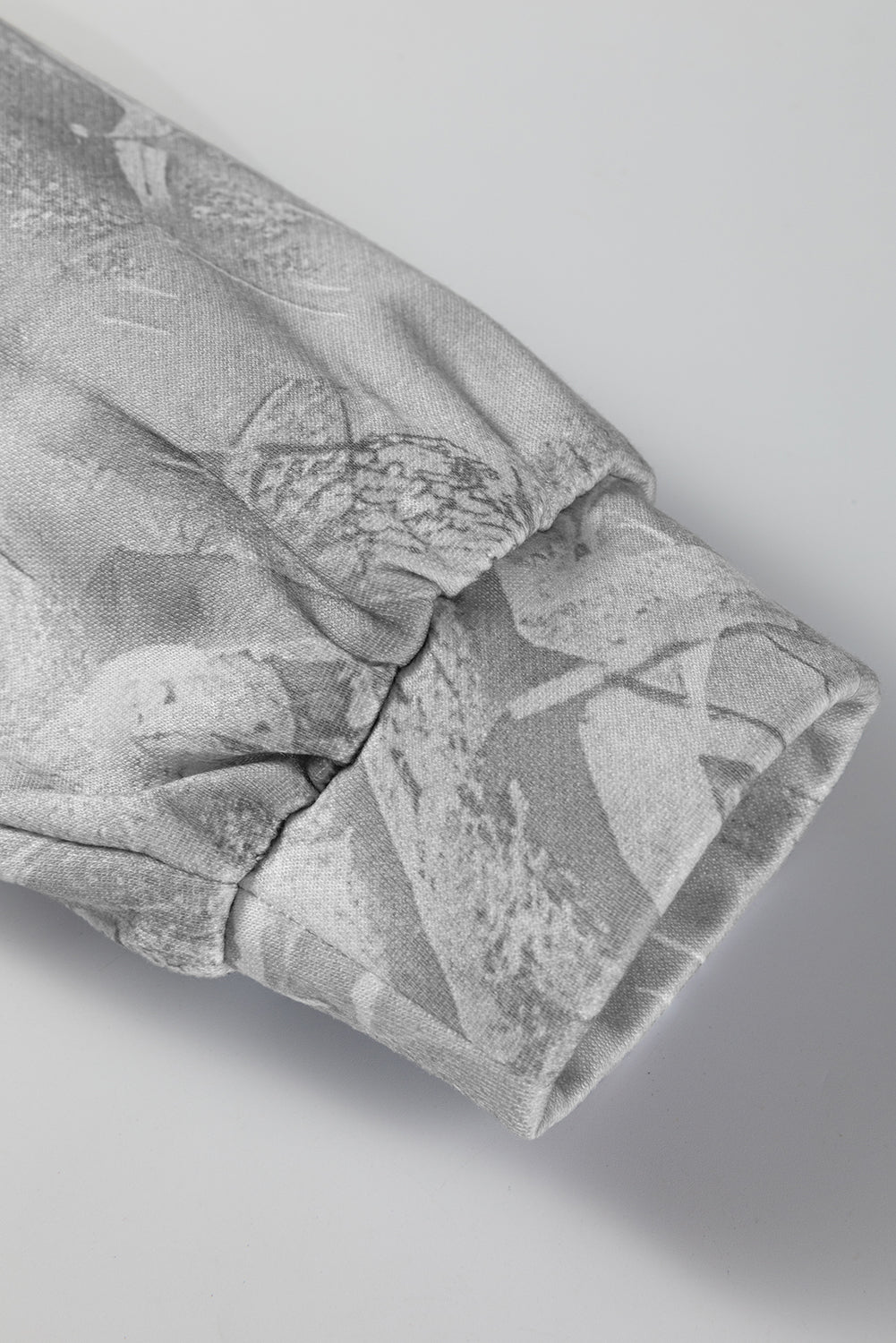 Camouflage Woodland Print Oversized Sporty Hoodie