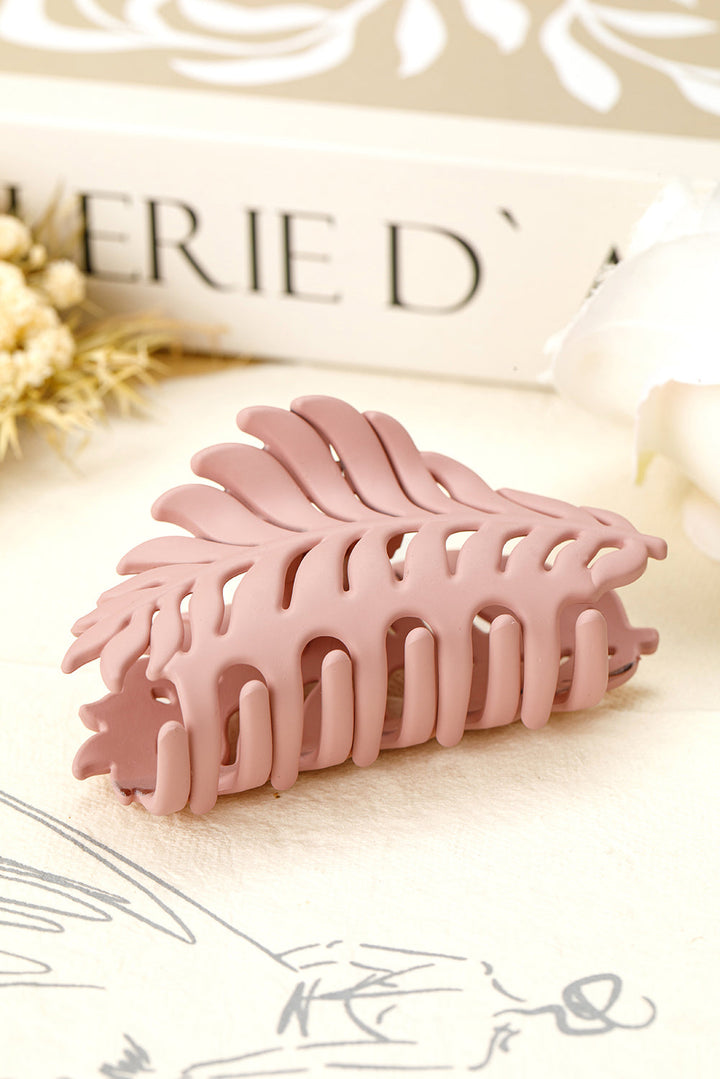 Pince à cheveux tendance à grandes feuilles