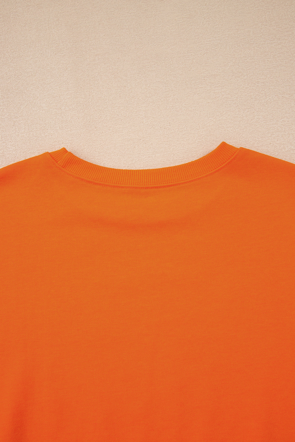 Orange Varsity Stripe Detail Pullover Mini Skort Set