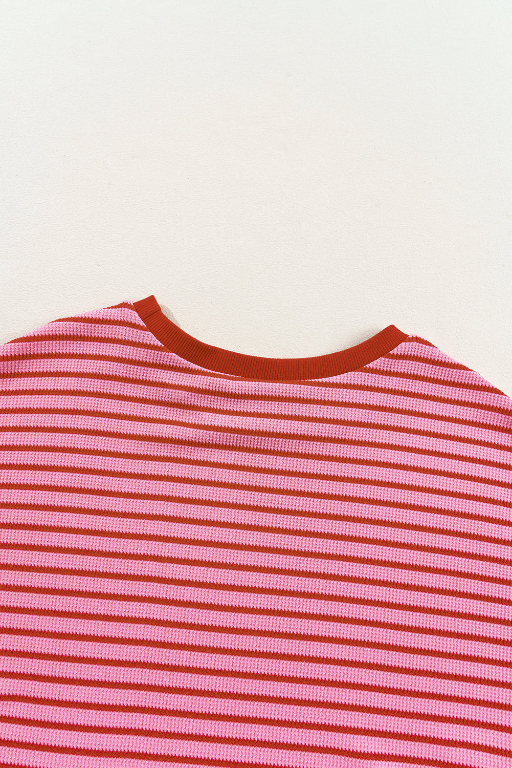 Knitted Round Neck T Shirt