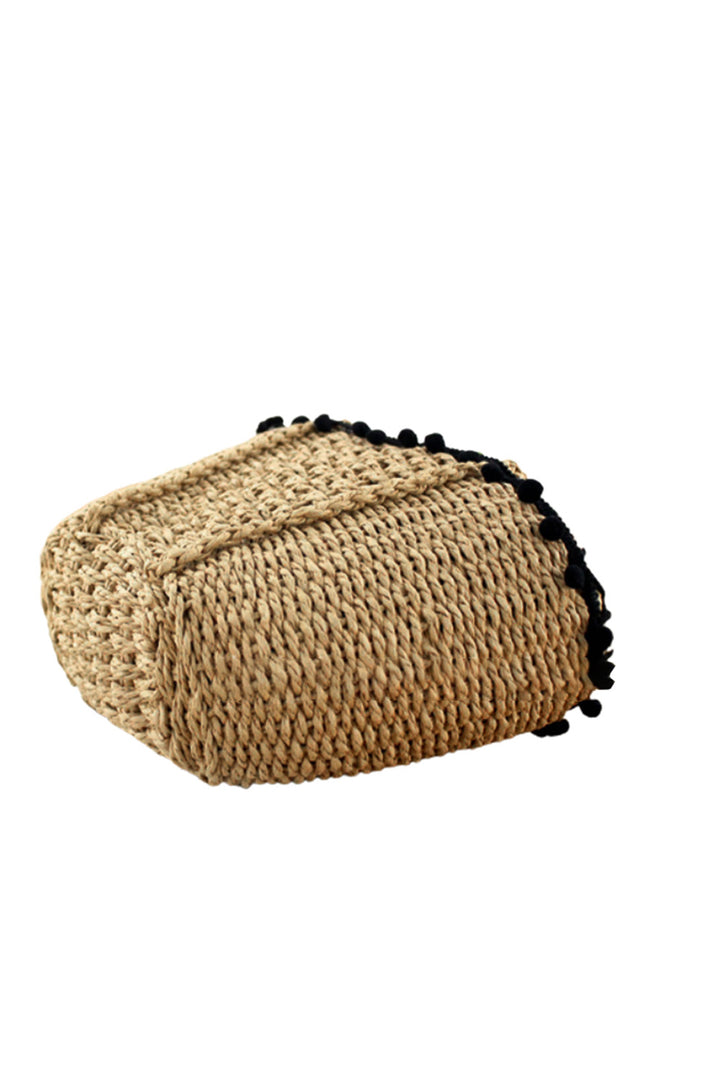 Sac à bandoulière simple en rotin 