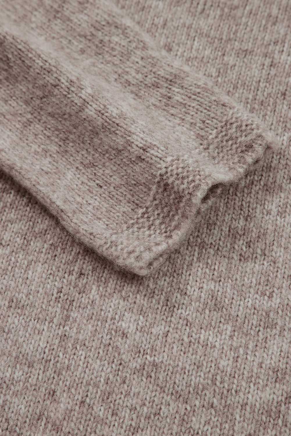 Contrast Colored Dot Detail Drop Shoulder Sweater