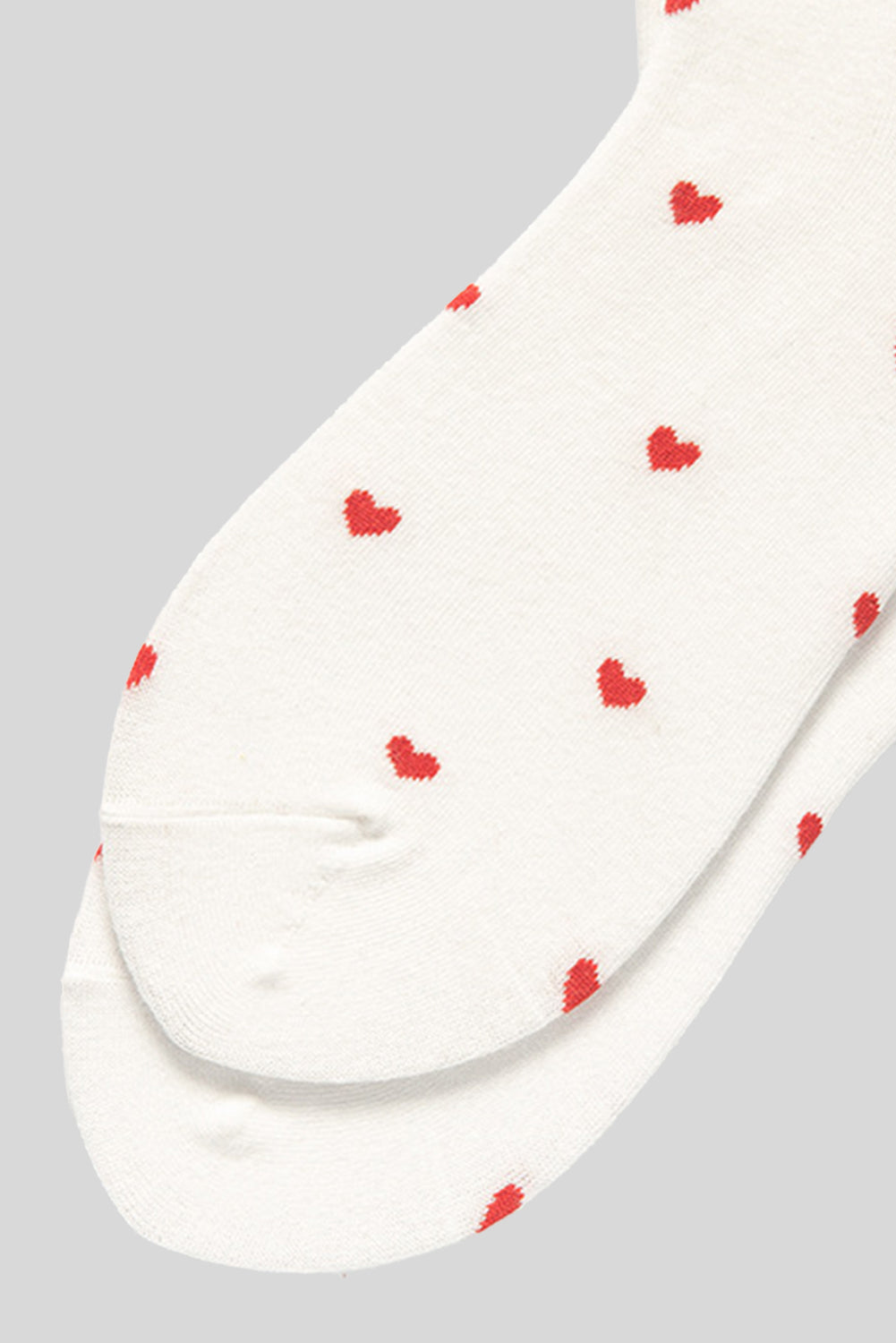 Crew-Socken mit Valentinstags-Herzmuster