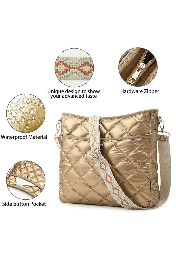 Quilted Large Capacity Shoulder Bag