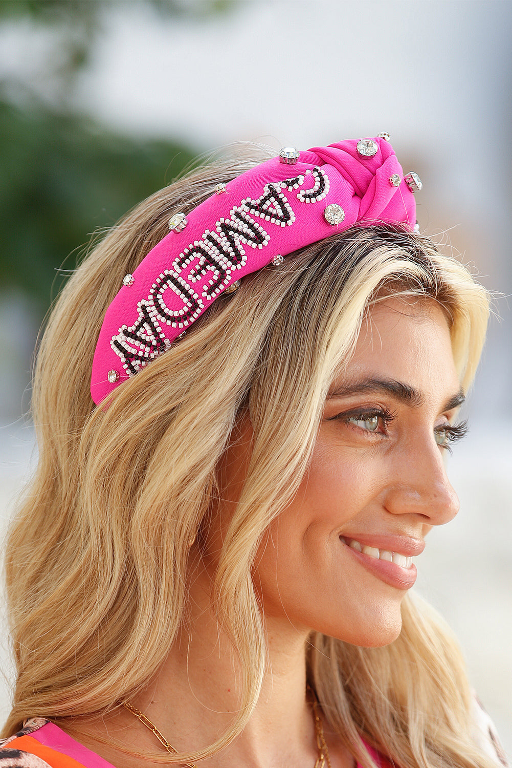 Bandeau noué en losanges pour la saison de rugby et de football GAME DAY