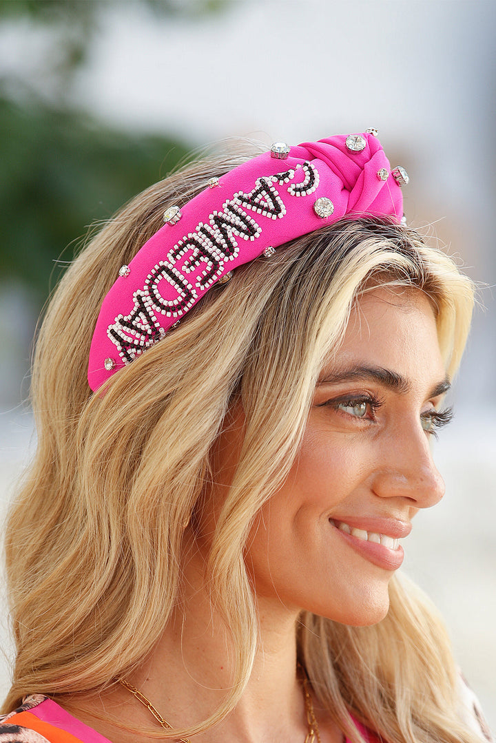 Bandeau noué en losanges pour la saison de rugby et de football GAME DAY