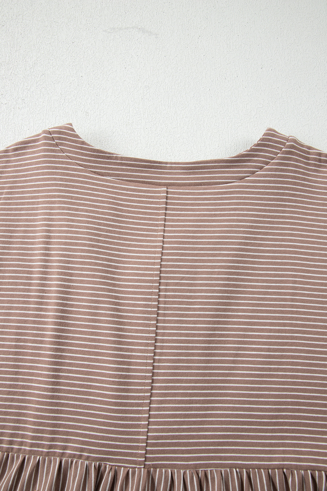 Buttoned V Neck High Low Side Slit T Shirt