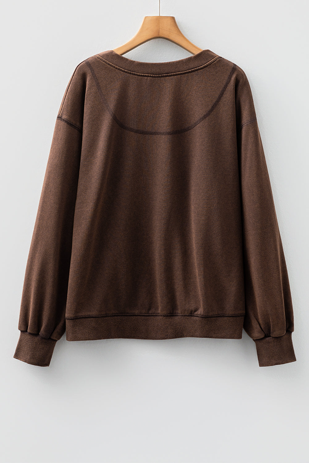 Button Front V Neck Casual Cardigan