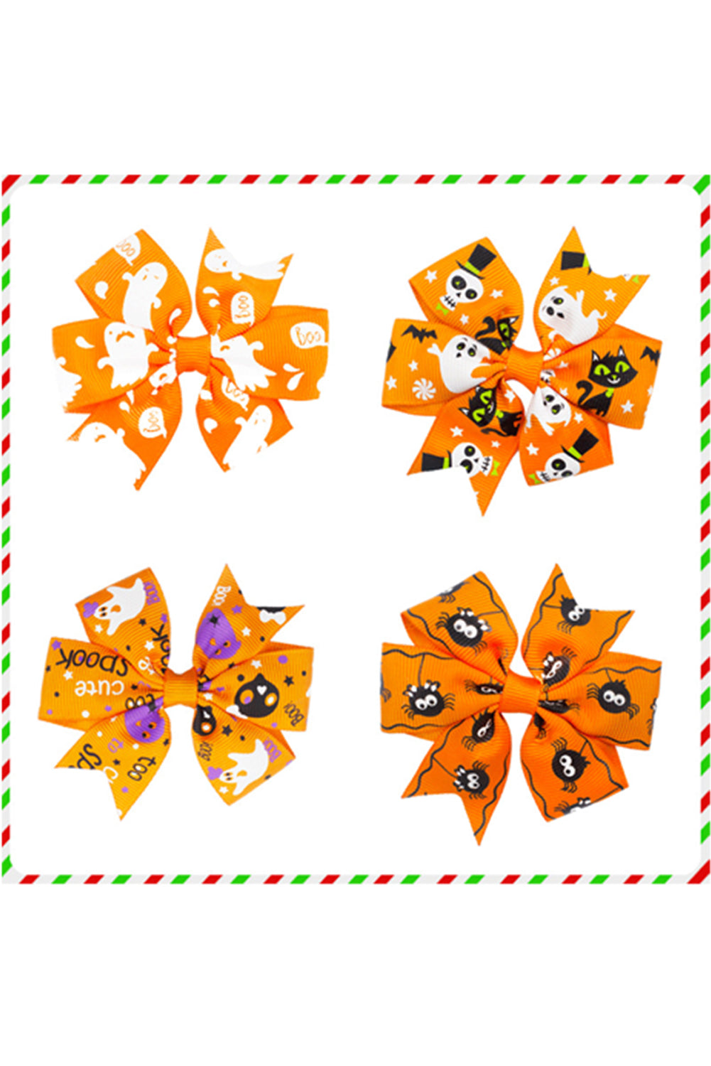 Halloween Haarspange mit zufälligem Muster und Schleife