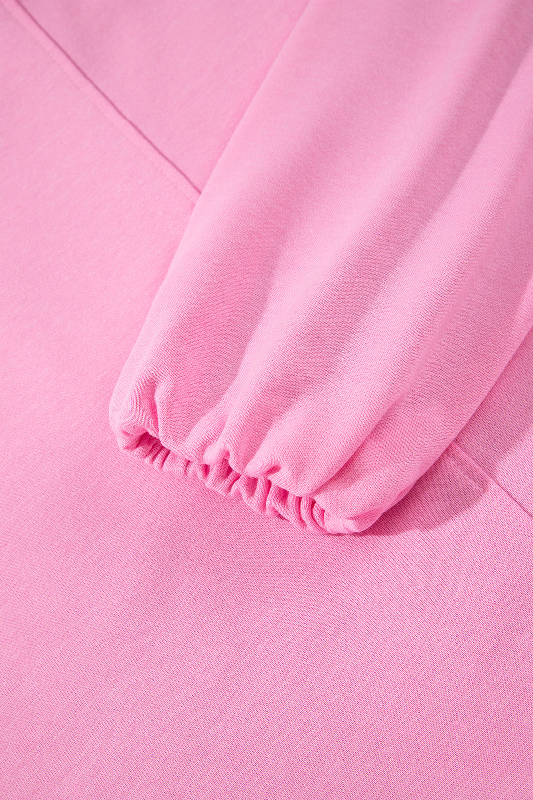 Sachet Pink Zip-up One Piece Long Sleeve Hoodie