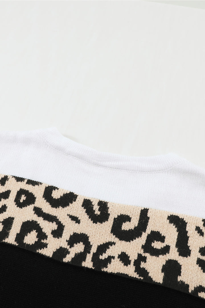 New Leopard Pullover Sweater