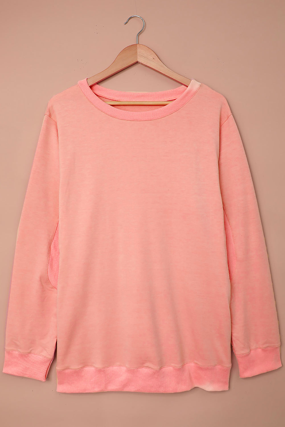 Pink Wash Fleece Sweatshirt