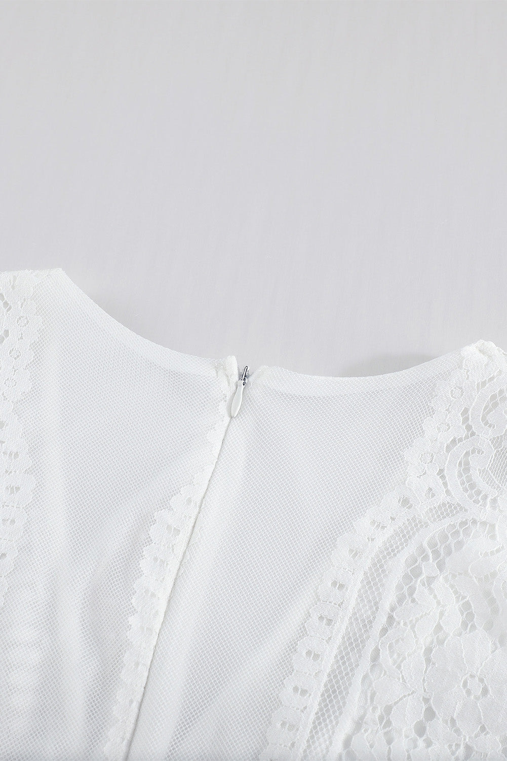 Elegant White Boho Lace Maxi Dresses