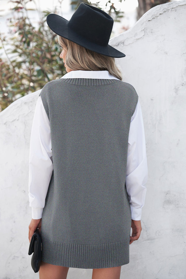 Knit Pullover Sweater Vest