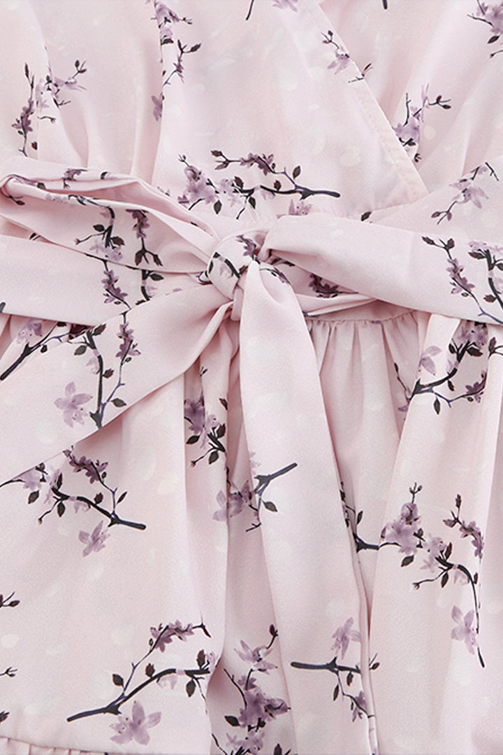 Floral Print Long Sleeve Dress