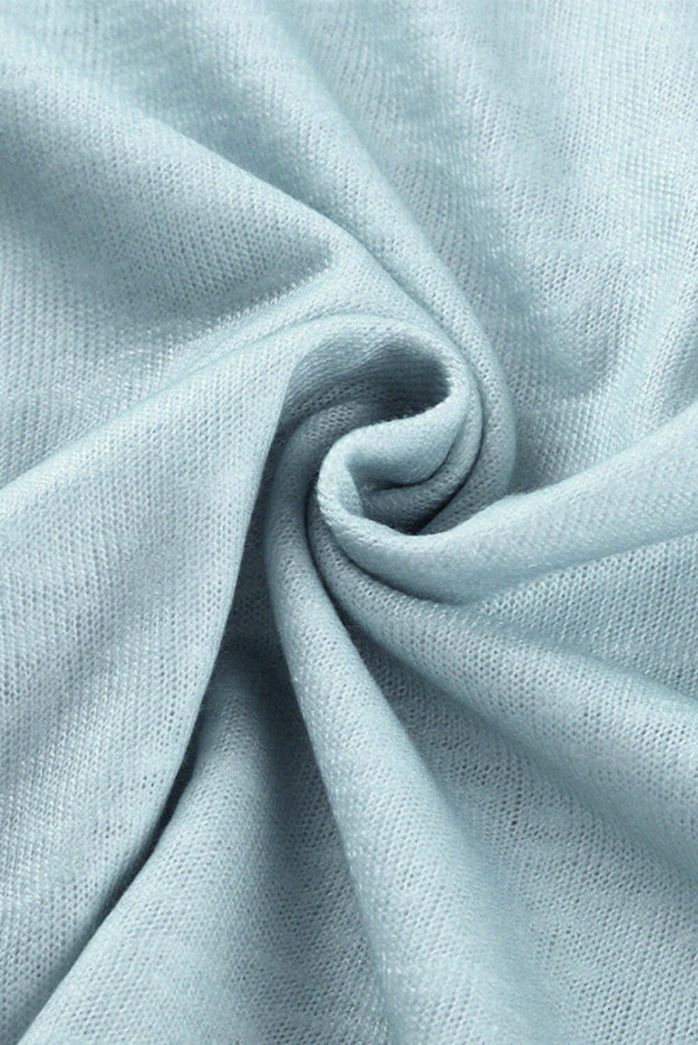 Women Sky Blue Striped Colorblock Long Sleeve Knit Top
