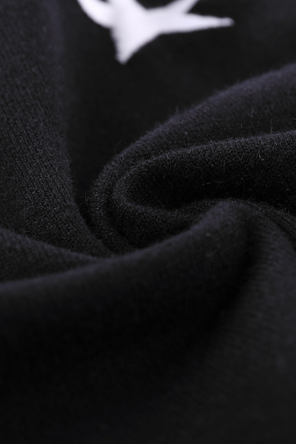 Rollkragenpullover mit Sternen-Print