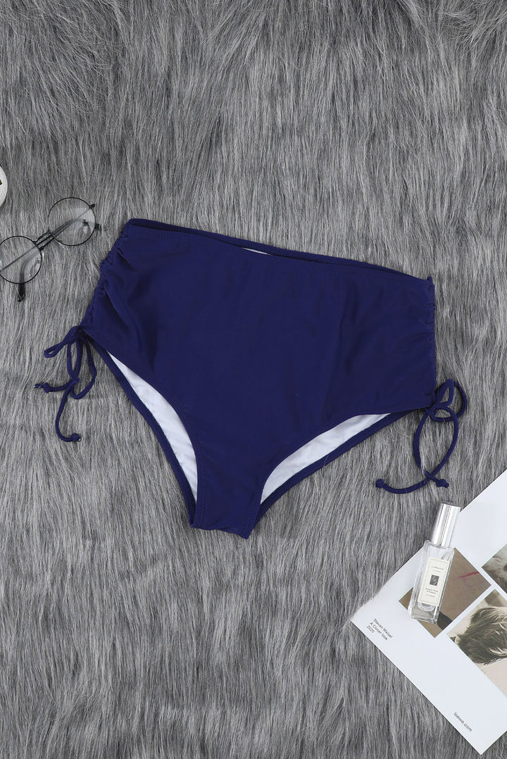 Badehose mit gerüschtem Schnitt und hoher Taille für Damen
