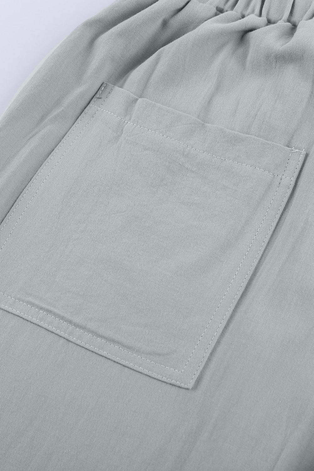 Women's Gray Casual Pockets Pants