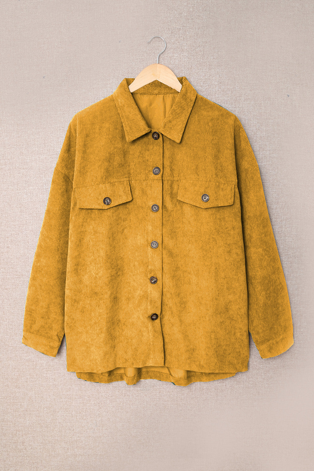 Fall Corduroy Shirt Coat
