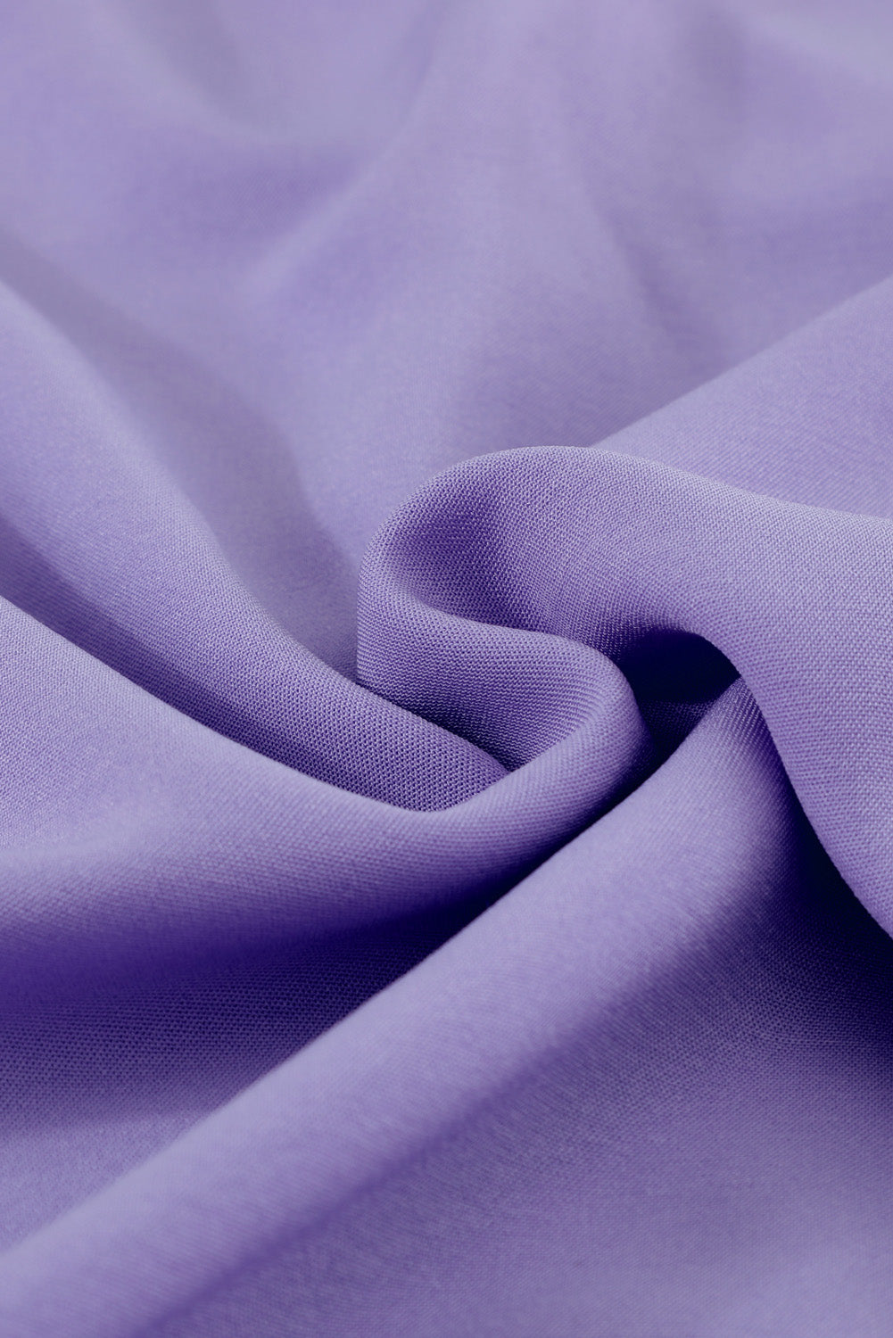 Purple Half Sleeves Draped Blouse