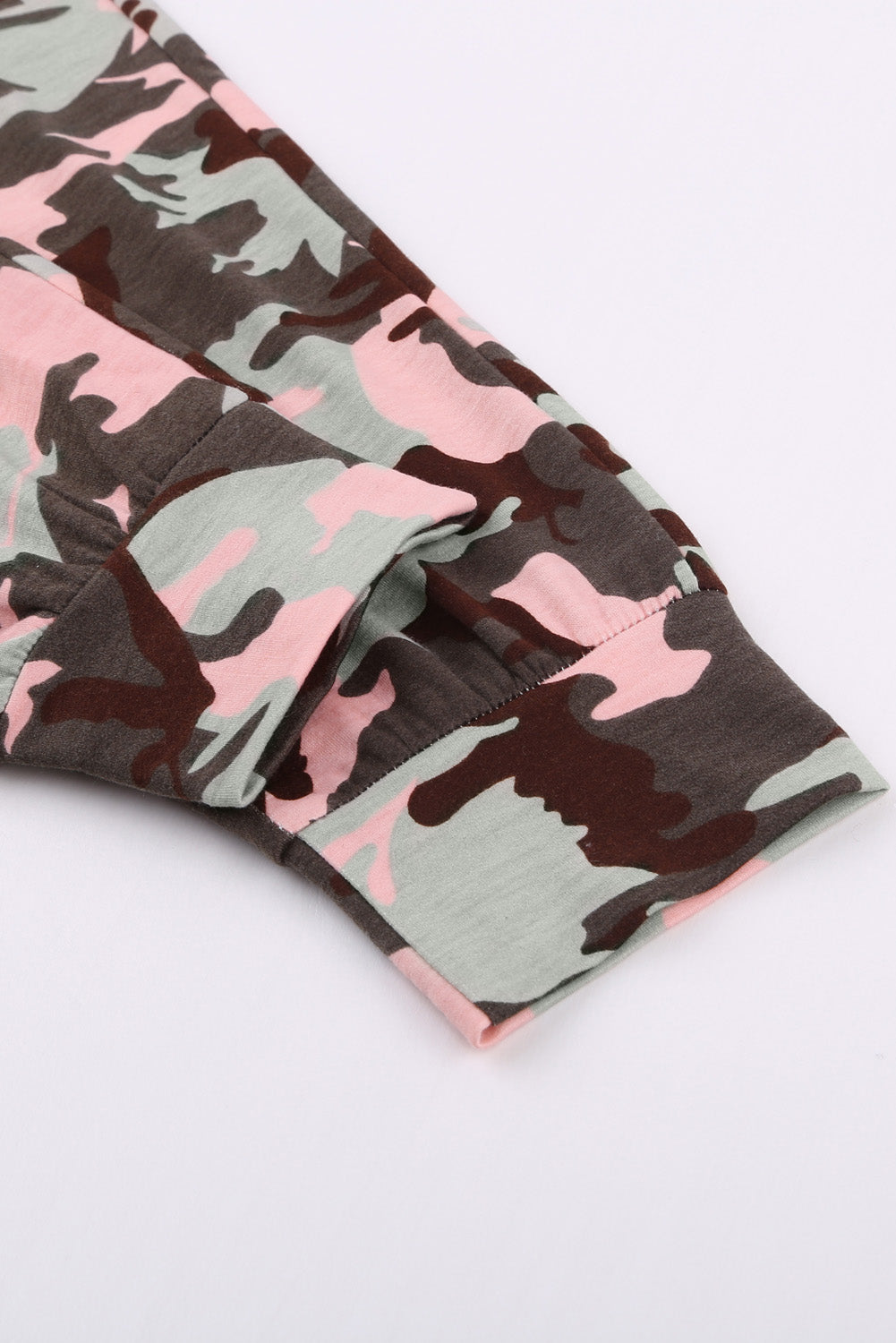 Women's Fashion Pink Camouflage Casual Sports Pants