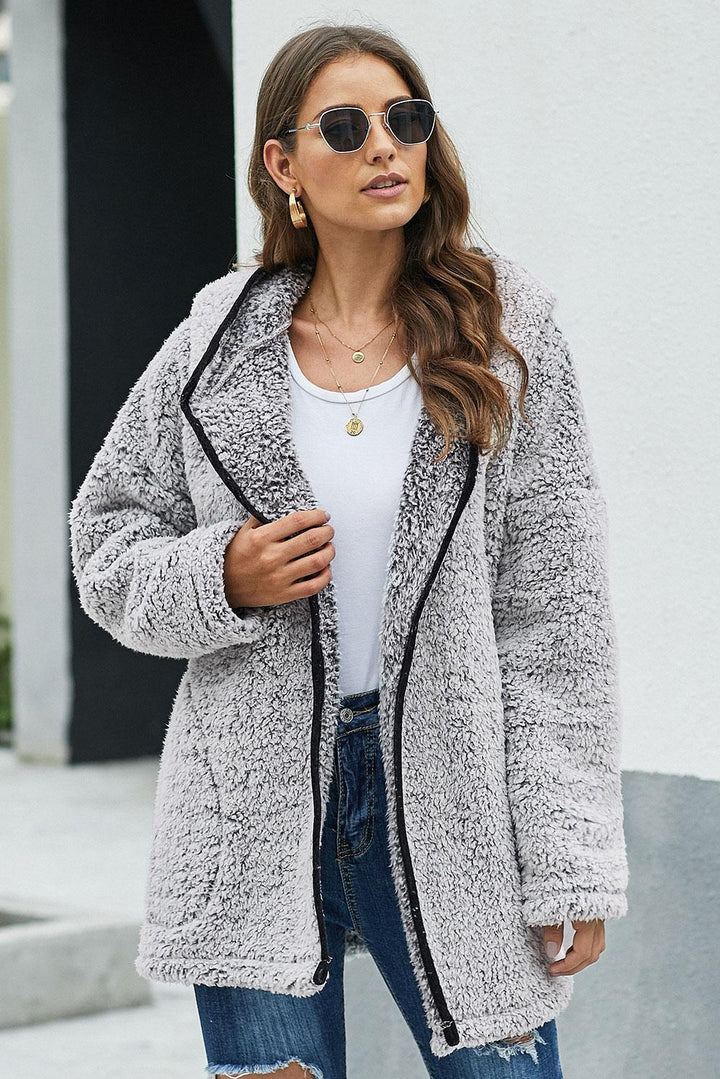 Women's Winter Leave Them Waiting Dark Gray Wubby Coat