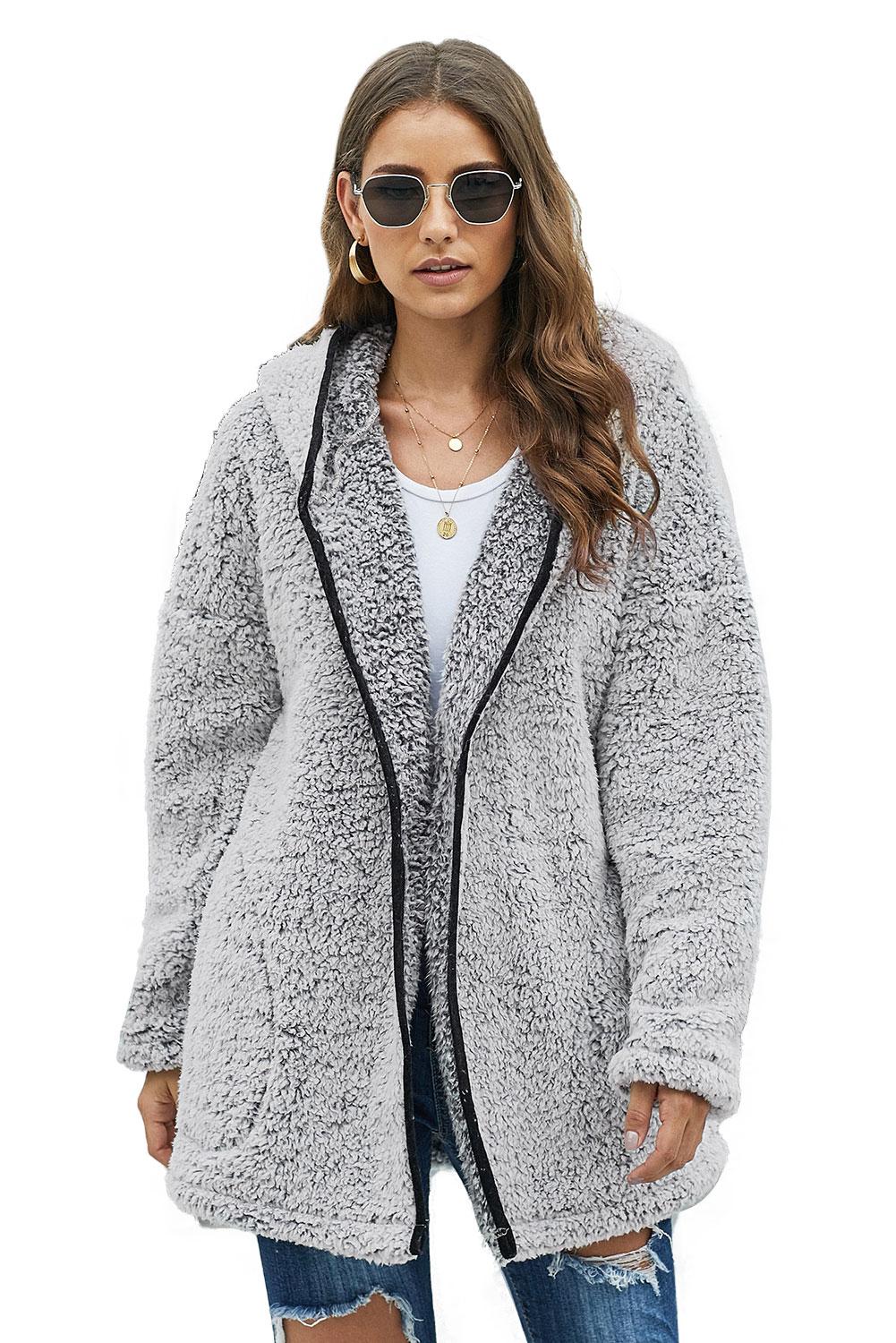 Women's Winter Leave Them Waiting Dark Gray Wubby Coat